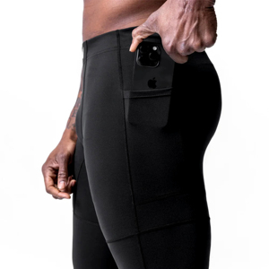 Mallas de compresión de punto de alto rendimiento para hombre para correr, entrenamientos de gimnasio, deportes que absorben la humedad y de secado rápido - Product Image 2