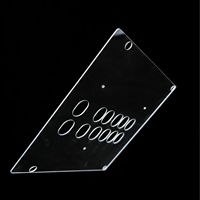 Panel Superior Personalizado para Joystick de Arcade, Transparente, de Policarbonato de Alta Resistencia, con Corte CNC de Precisión