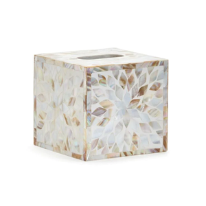 Manufacturing and Wholesale Mother of Pearl Inlay square Tissue Box Decorative <b>Napkin</b> <b>Dispenser</b> Organizer From Vietnam - Product Image 2