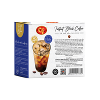 El café negro instantáneo Americano da un sabor rico y fuerte sin azúcar, ideal para los amantes del café que anhelan el Arábica neutro