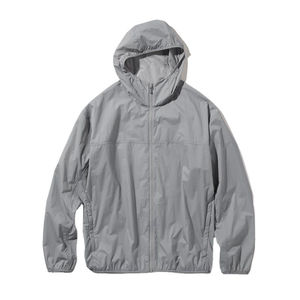 Veste en toile imperméable pour homme, à capuche, fermeture éclair intégrale, tissu respirant, coupe-vent, imperméable, logo avant, usage quotidien en plein air - Product Image 1