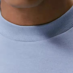 Camiseta de Algodón 100% Lavado con Ácido, Cuello Redondo, Talla Grande, Manga Corta, Estilo Casual Vintage para Hombre - Product Image 3