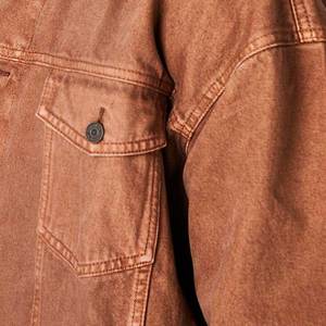 Veste en jean pour homme, style décontracté, boutons, dernier modèle 2025, avec design personnalisable, tissu respirant, fabricant pakistanais, bonne qualité - Product Image 4