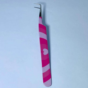 แหนบถอนขนตาสแตนเลสงานทำมือแบบพรีเมี่ยมด้ามจับแม่เหล็กกันลื่นขนาด10มม. เพื่อความสวยงาม - Product Image 4