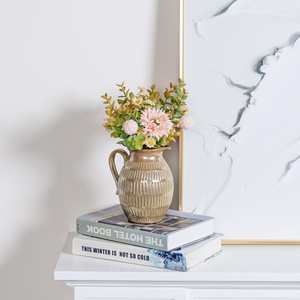 <b>Gold</b> & Rose <b>Gold</b> Plated Metal <b>Vase</b> Timeless Metal Decor Customizable Flower <b>Vase</b> Personalized Elegant <b>Vase</b> for Home & Office - Product Image 2