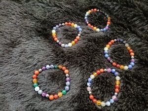 Natural 7 Chakra <b>Bracelet</b> Rainbow Gemstone Beaded <b>Bracelet</b> <b>Healing</b> Crystal Energy Yoga Jewelry Wholesale Factory Supply - Product Image 3