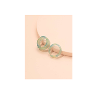 Bague en résine la plus populaire Style classique Forme faite à la main Bagues en résine époxy Meilleur nouveau design poli