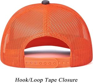 Casquettes en maille de camionneur en daim Offre Spéciale à bord pour hommes femmes réglables en plein air accepter Logo de broderie personnalisé 5 casquettes en maille de panneau - Product Image 6