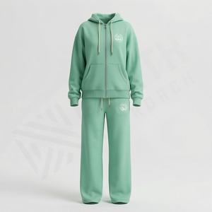 Conjuntos Deportivos de Felpa de Algodón Ligeros de Diseño Personalizado de Alta Calidad para Mujer, Precios al por Mayor, para Gimnasio, Atletismo, Correr y Trotar - Product Image 1