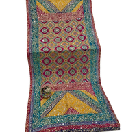 Vente chaude Nouveau Design Indien Pakistanais Femmes Châles Foulards Soie Numérique Imprimé Miroir Brodé Châles Pour Dames