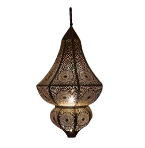 Metal And Glass Ramadan <b>Moroccan</b> <b>Lantern</b> Prime Quality Gold Color Hanging <b>Lantern</b> For Outdoor And Indoor Use - Product Image 5