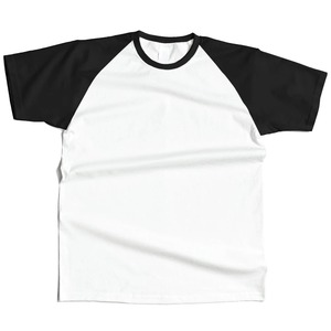 Gran oferta de camiseta raglán para hombre 100% algodón de alta calidad 300 Gsm cuello grueso pesado de gran tamaño bordado personalizado sólido High Street - Product Image 1