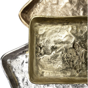 Bandeja de aluminio Rectangular de alta calidad Decoración de mesa Bandeja de cocina en calidad de exportación de la India - Product Image 4