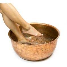 Cuencos de pedicura de cobre ligeros de alta calidad para salones profesionales que ofrecen servicios de pedicura Premium - Product Image 5