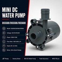 Mini pompe à eau DC haute pression avec sonoreur silencieux et axe en céramique de précision pour lave-vaisselle, chauffe-eau solaire, refroidisseur d'air