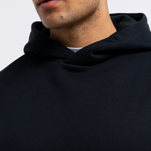 Sweat à capuche unisexe surdimensionné de coupe boxy avec impression dorsale 100% coton pour hommes fabrication OEM respirant - Product Image 2