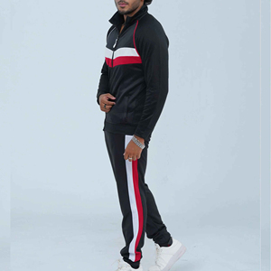 Ensemble de survêtement coupe-vent sur mesure OEM, vêtements de sport pour hommes, ensemble de jogging deux pièces, veste coupe-vent à manches longues pour hommes - Product Image 3