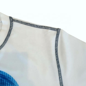 OEM Custom Summer 100% Cotton Solid Custom Pattern Screen Printing T Shirt Men Hip Hop Street O-Neck Male Contrast Stitch <b>Tshirt</b> - Product Image 5