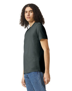 CONSTRUISEZ VOTRE T-SHIRT DE TRI-BLEND DE MARQUE UNISEXE LOGO PERSONNALISÉ À MANCHES COURTES BELLA TOILE TRI-BLEND T SHIRTS CHARCOAL - Product Image 4