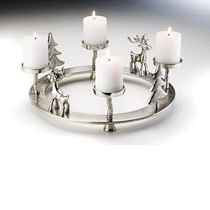 Set of 3 Aluminum Tall T Light Candlestick Holders Wedding <b>Floor</b> Table Centerpiece Lighting <b>Wax</b> Pillars for Home Event Decor - Product Image 6