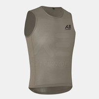 KATOROS Débardeur sans manches en polyester pour homme, respirant, séchage rapide, avec logo frontal, couche de base pour le cyclisme, maillot de sport adulte 100g