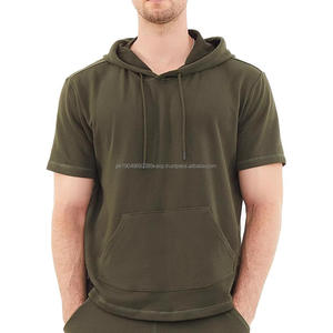 Customizable High Quality <b>T</b>-<b>shirts</b> for Men's Wear for Sports Leisure Suitable for Fitness and Running short Sleeve Hoodies - Product Image 1