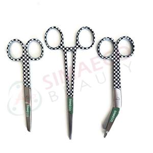 Nouveau ensemble de ciseaux d'allaitement de style couleur noir et blanc 3 pièces ciseaux à pansement en acier inoxydable pince à artère Instruments chirurgicaux - Product Image 2