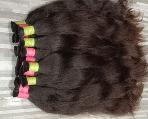 Extensions de cheveux humains Remy droits à un dessin de qualité supérieure Style de tissage indien d'Inde - Product Image 6
