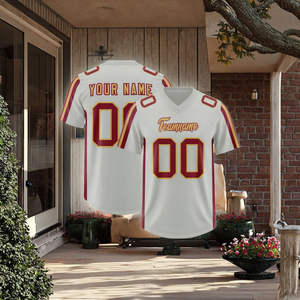 Jersey de Fútbol Americano Unisex 2025, Talla Grande, Manga Corta, Personalizable, Diseño Bordado y Cosido - Product Image 6