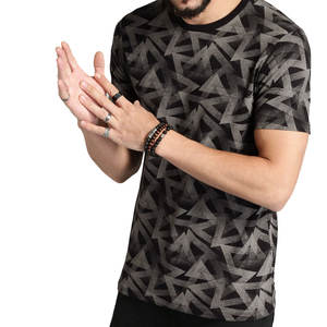 T-shirt de sport pour homme, vêtements de sport, polyester à séchage rapide, entraînement en salle de sport, course à pied, entraînement athlétique, t-shirt d'équipe, OEM/ODM disponible - Product Image 2