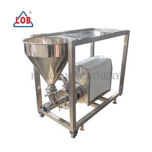 เครื่องผสมน้ำและผงแบบปั๊มเดี่ยว LOB 100L  วัสดุ SUS304 ควบคุมด้วย PLC เหมาะสำหรับซอส มายองเนส ฯลฯ - Product Image 2