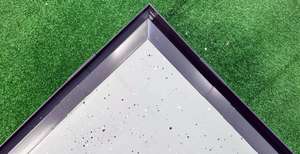 Renoplast ®   Perfil de aluminio para aleros K10R, acabados para terrazas y balcones, suelos de resina, sistemas de drenaje - Product Image 4