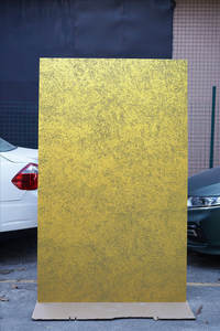 Panel de Pared Arquitectónico Moderno Dorado, Impermeable e Ignífugo, con Diseño Gráfico para Proyectos de Interiores de Hoteles, Oficinas y Comercios - Product Image 3