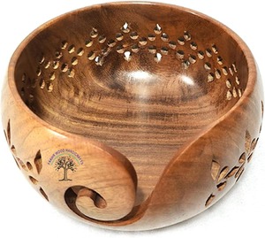 Soporte portátil para cuenco de hilo de bambú de 1mm de grosor para coser, tejer, ganchillo, amantes de la costura para uso doméstico - Product Image 2