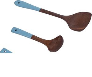 Cuillère en bois Ustensiles de cuisine naturels de haute qualité - Product Image 3