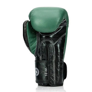 Gants de boxe professionnels unisexe 100% en cuir véritable OEM ODM nouveauté Logo personnalisé formation gants de combat en gros - Product Image 6