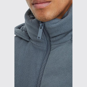 Haute qualité personnalisé à la mode Camouflage formel plaine polaire matériel pleine fermeture éclair chaud Streetwear tenue décontracté bombardier veste - Product Image 5