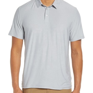 Custom Solid Color 100% Cotton Canvas Men's Short Sleeve for Shirt Casual Quick Dry with Digital Printing - Product Image 1