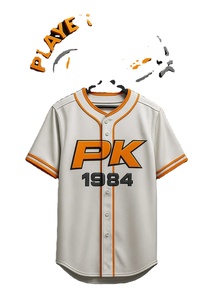 เสื้อเบสบอลเยาวชนแบบปักลายสไตล์อเมริกัน สีเหลืองและเขียว ลายบล็อกสีทั้งตัว แบบซับลิเมชั่น สั่งทำได้ - Product Image 4