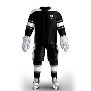 Ensemble d'uniformes de hockey sur glace professionnels avec maillot et pantalon légers et confortables pour les entraînements, les matchs et les compétitions - Product Image 1