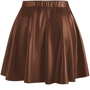Best Selling High Quality Women's Leather <b>Skirts</b> Customized Logo Genuine Leather High Quality Made In Pakistan Outdoor Wear Oem - Product Image 4