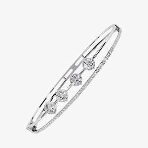 New Tennis <b>Bracelet</b> Gold \Silver Color Bling moissanite Diamond tennis Link <b>Bracelet</b> <b>Ankle</b> Hip Hop Jewelry <b>Bracelets</b> for Women - Product Image 2