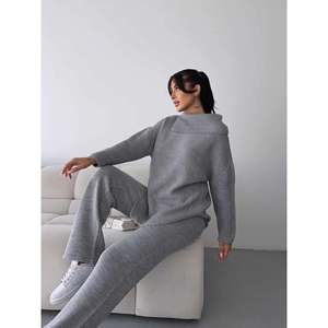 Ensemble en tricot zippé 1556 - Gris - Product Image 5