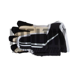 ถุงมือฮอกกี้น้ำแข็งระดับมืออาชีพ HI-GLOW SPORTS INTERNATIONAL แคนาดา ไซส์มาตรฐาน ผลิตจากหนังและคาร์บอนไฟเบอร์ ปิดด้วยกระดุมแบบ Snap น้ำหนักเบา สามารถปรับแต่งได้ - Product Image 4