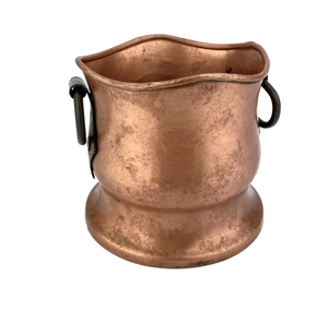 Maceta de Metal de Cobre Martillado Antigua, Maceta de Pie para Interiores, para Sala de Estar, Oficina, Hotel y Decoración de Jardín - Product Image 4