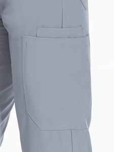 Tenue d'infirmier pour homme, ensemble de blouses et pantalons de travail extensibles, multi-poches, col montant, manches courtes, ODM - Product Image 6