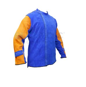 Chaqueta de cuero de camuflaje recubierta Unisex DE SEGURIDAD Industrial de alta resistencia para soldadura temporada de primavera uso profesional de alta calidad - Product Image 3