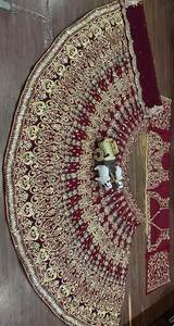 Mariée spéciale lourde styliste fête porter Georgette tissu réception Lehenga Choli brodé coton imprimé Dupatta Multi indien - Product Image 6