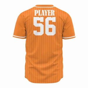Caractéristique imprimée de pleins d'uniformes respirables faits sur commande d'équipe d'uniformes de baseball de bouton - Product Image 2