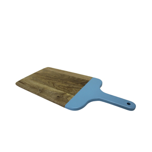 Juego al por mayor de 2 tablas de cortar de madera de mango color crema esmaltada y nogal tabla de cortar de tamaño pequeño para Cocina - Product Image 5